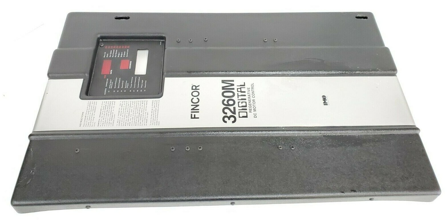 Used FINCOR 3260M DIGITAL REGENERATIVE DC MOTOR CONTROL COVER MODEL: 3263M