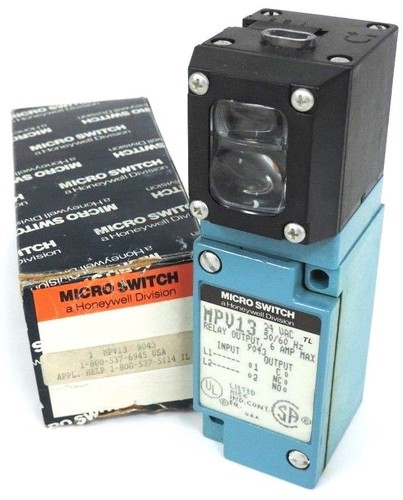 Used HONEYWELL MICRO SWITCH MPP1-8813 POLAR SCANNING HEAD W/ MPV13 PHOTOELECTRIC BODY