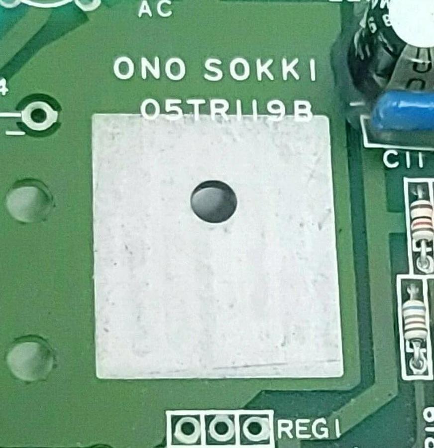 Used ONO SOKKI 05TR119B BOARD O5TRII9B