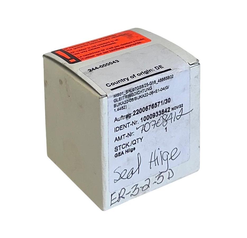Used GEA HILGE 244-000043 / 244000043 PUMP MECHANICAL SEAL KIT 1000933842 NSFS