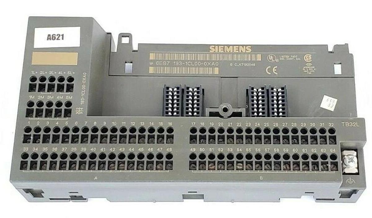 Used SIEMENS 6ES71931CL000XA0 TERMINAL BLOCK 6ES7 193-1CL00-0XA0, 193-1CL00-0XA0