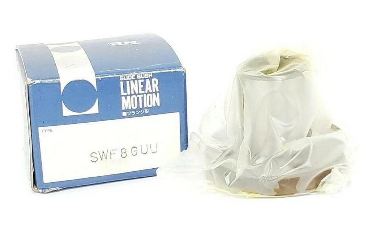 Used NIB LINEAR MOTION NB SWF8GUU FLANGE BEARING 1/2''