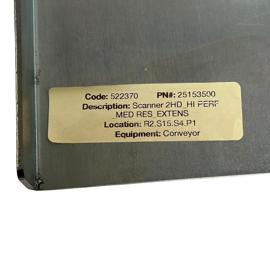 Used Datalogic XRF410N-B00 2HD Industrial Barcode Scanner Conveyor Mounting Bracket