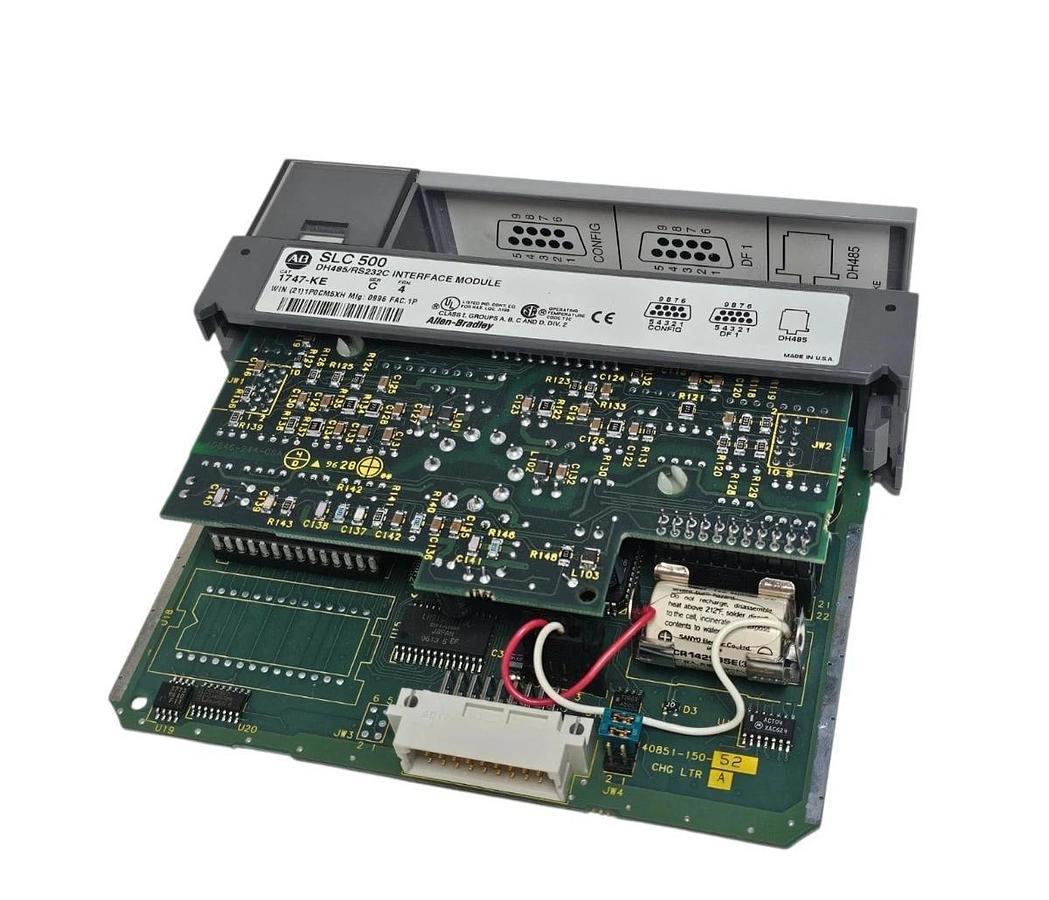 NIB ALLEN BRADLEY 1747-KE DH485/RS232C INTERFACE MODULE SER. C FRN: 4 1747KE