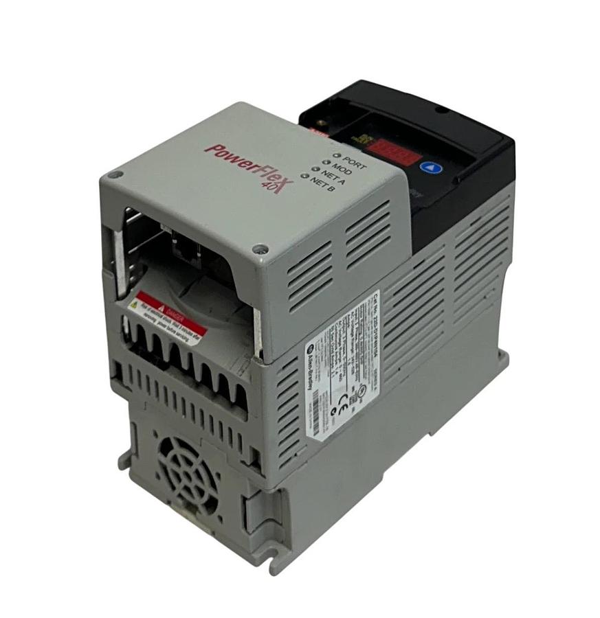 Used ALLEN BRADLEY 22D-D1P4N104 /A PowerFlex 40 AC DRIVE 0.4kW/0.5HP ENet COMM USNP