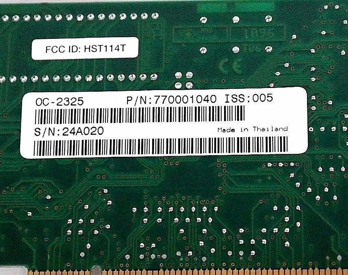 Used OLICOM OC-2325 770001040 ISS:005 PCI ADAPTER NETWORK ADAPTER 200114200