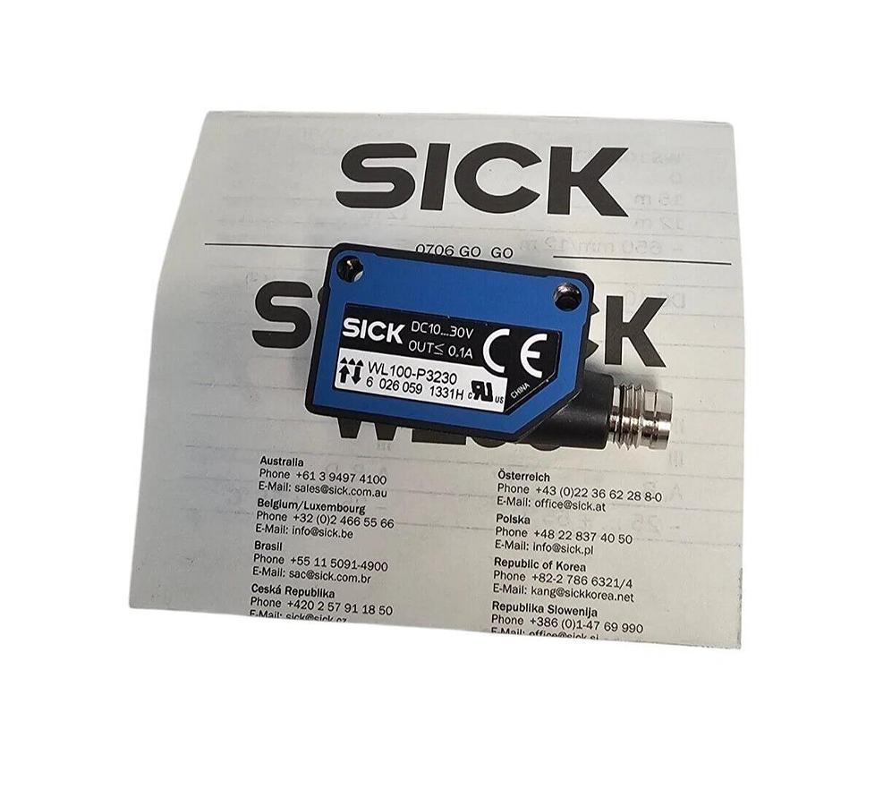 NIB SICK WL100-P3239 RETRO-REFLECTIVE SENSOR 6026071