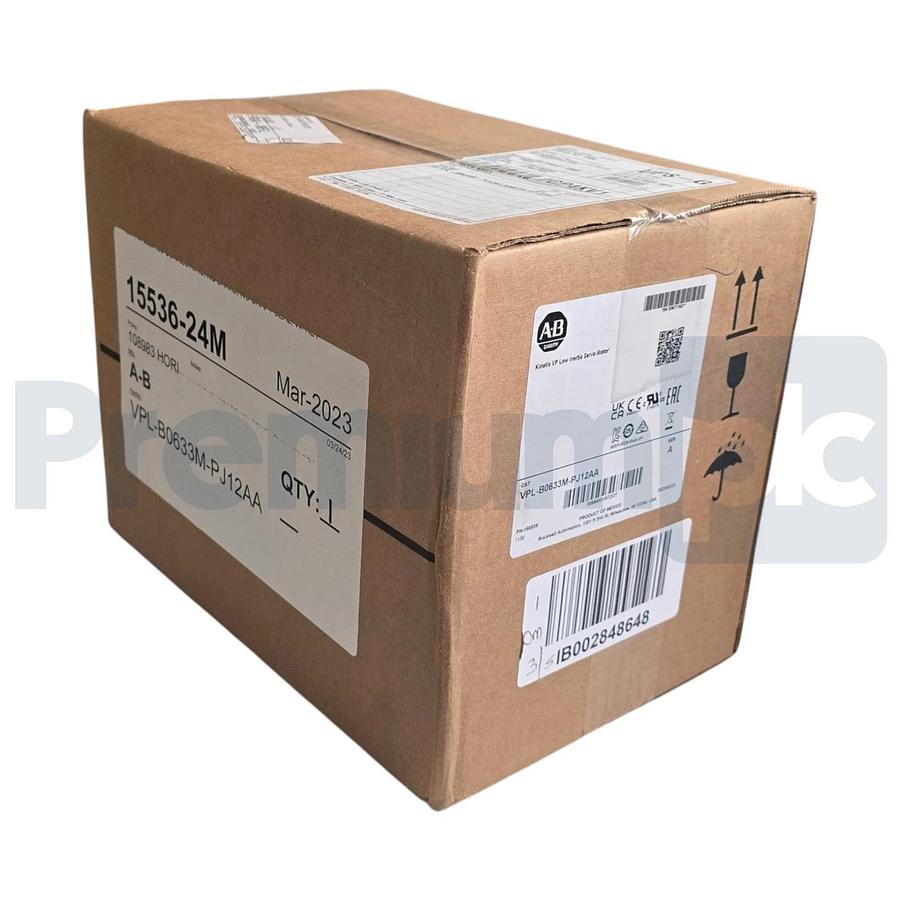 Sealed Pre-Owned Allen Bradley VPL-B0633M-PJ12AA /A Kinetix VP Servo Motor 480V