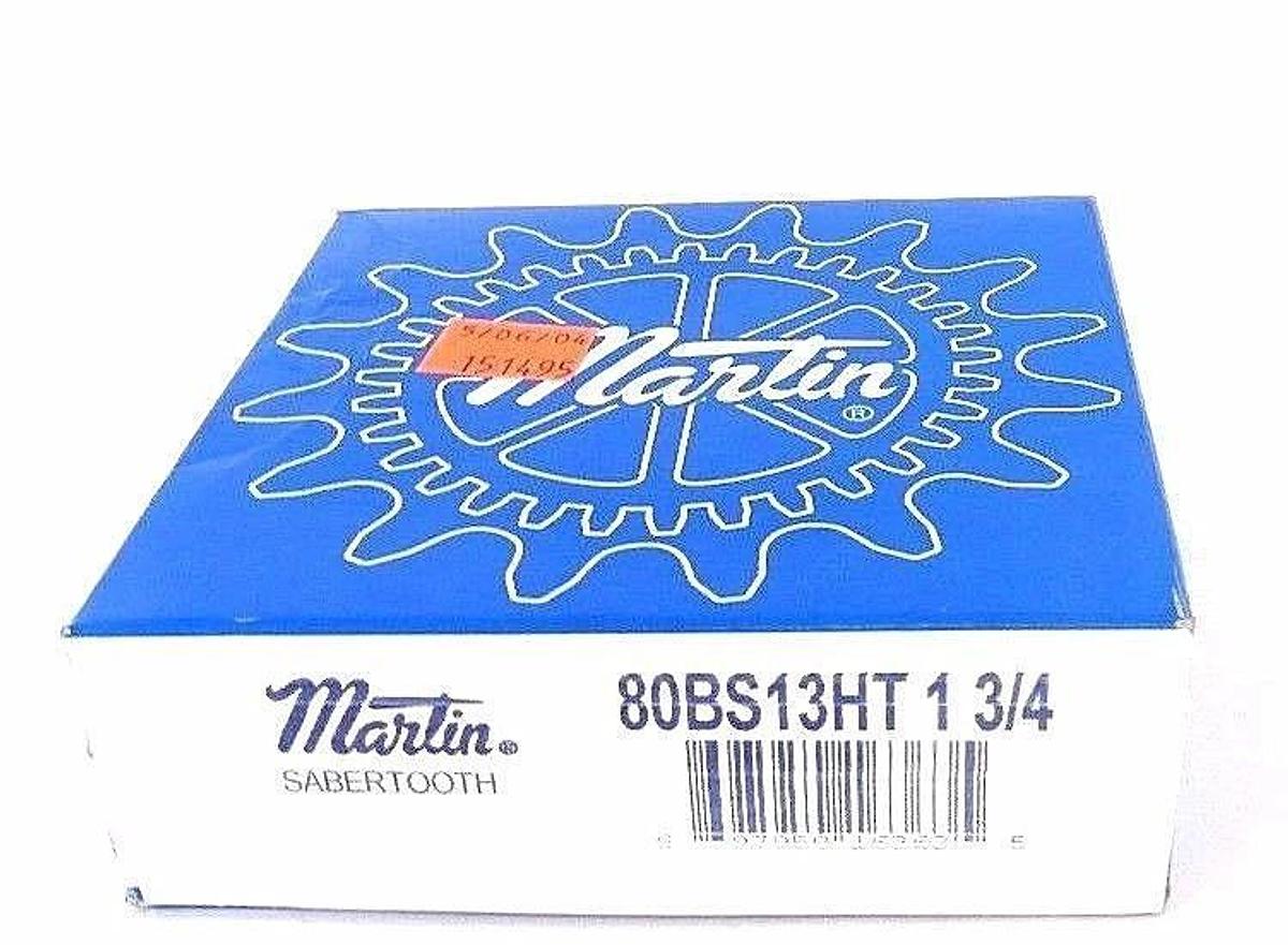 Used FACTORY SEALED MARTIN 80BS13HT 1 3/4 SABERTOOTH SPROCKET 80BS13HT134