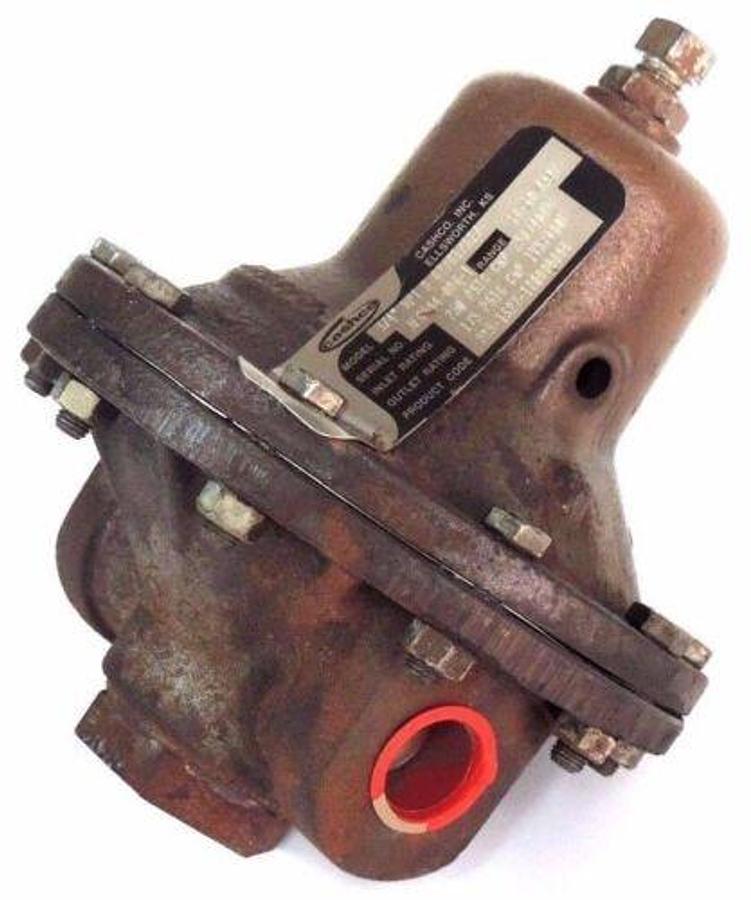 Used REBUILT CASHCO AH1518 PRESSURE REGULATOR 3/4" NPT D CI/CI/S2, 2-15 PSI