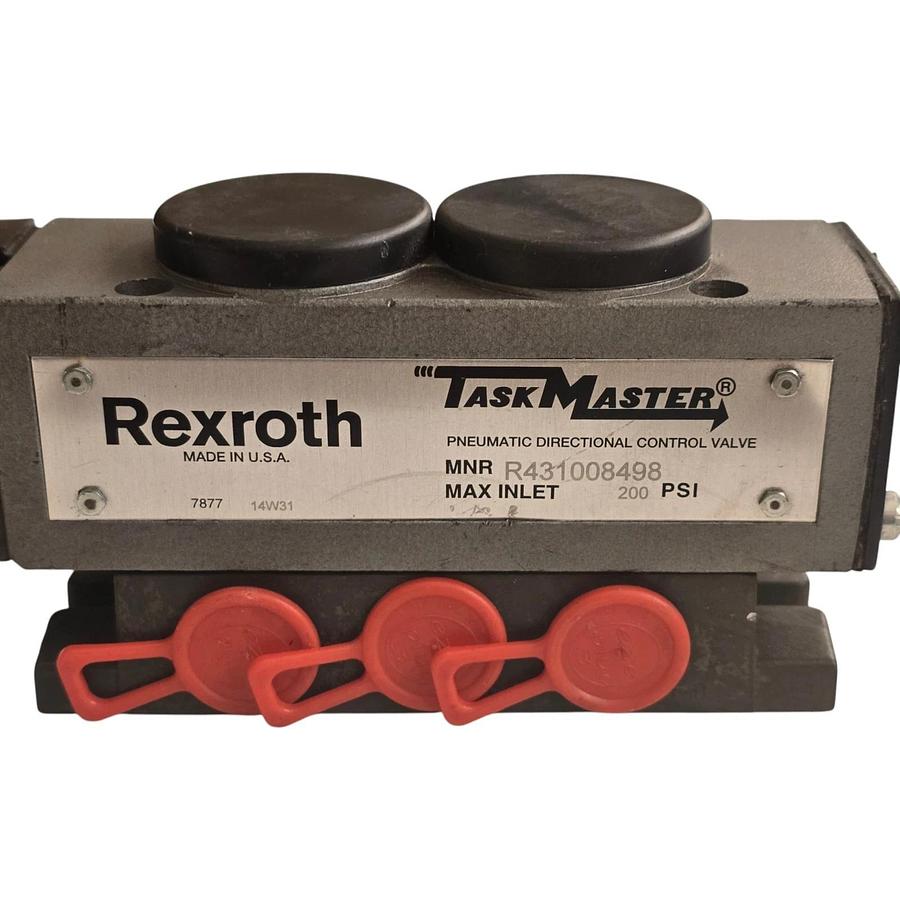 Rexroth R431008498 Taskmaster Pneumatic Directional Valve 200PSI PJ-033210-00000