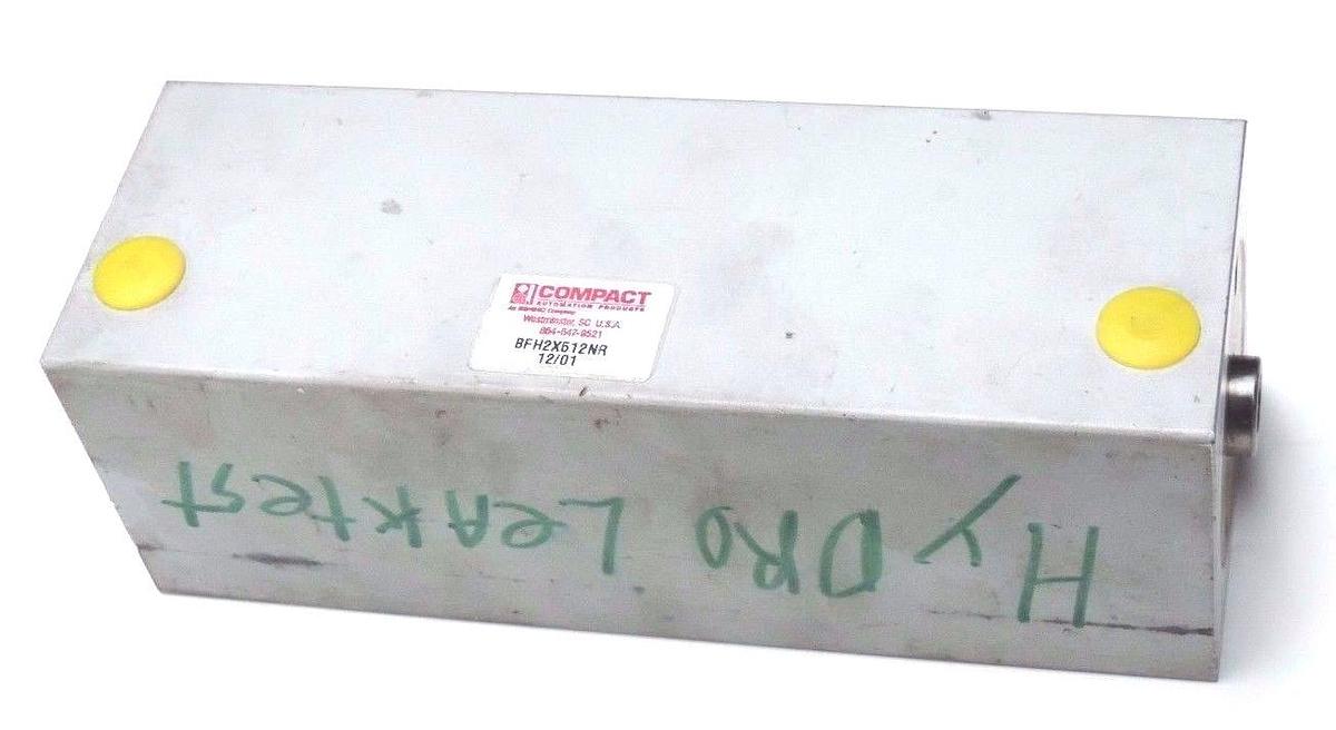 Used COMPACT AUTOMATION PRODUCTS BFH2X512NR CYLINDER