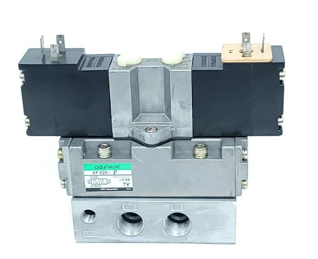 Used CKD 4F420-F VALVE 4F420 1.0-9.9 200/220V 50/60HZ