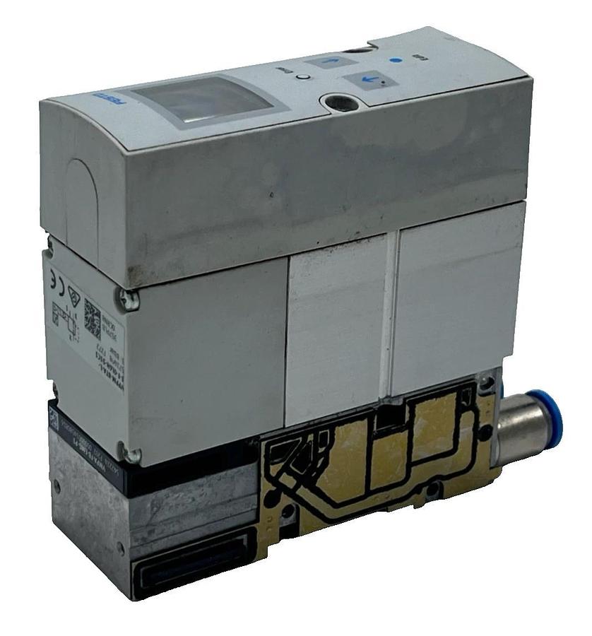 Used Festo VPPM-8TA-L-1-F-0L6H-S1C1 Proportional Valve w/ EMG Module & AP-P1 Base