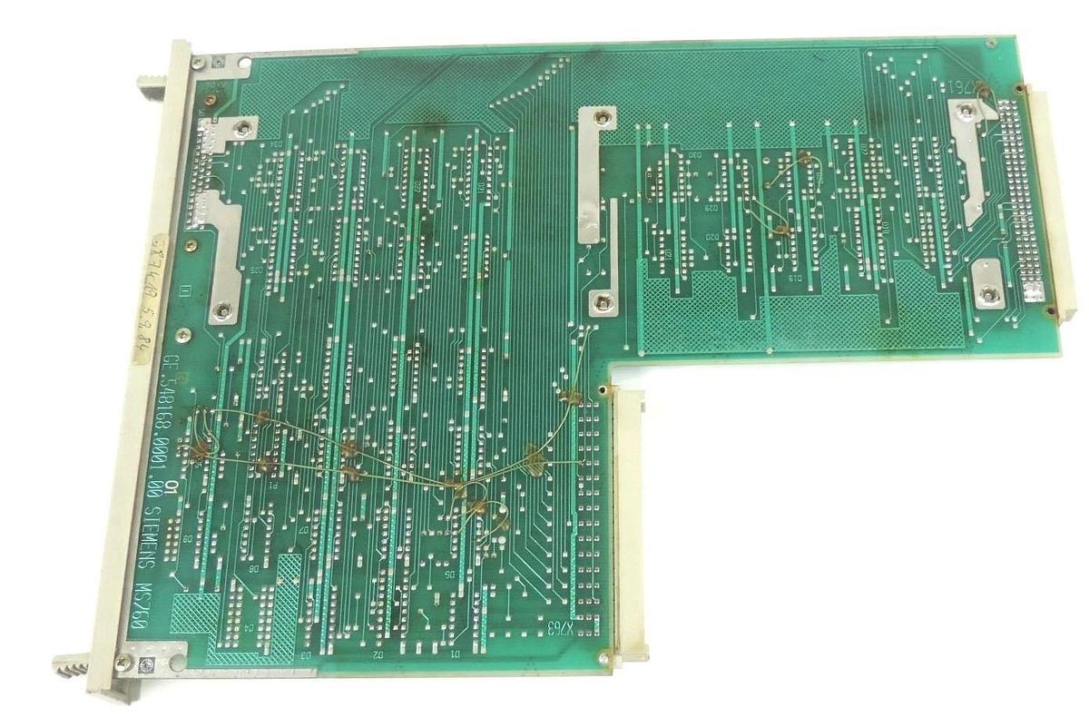 Used SIEMENS MS-760-A PC BOARD MS760A, FERT. NR. 760630 548 168 9001, 6FX1-116-8AA00