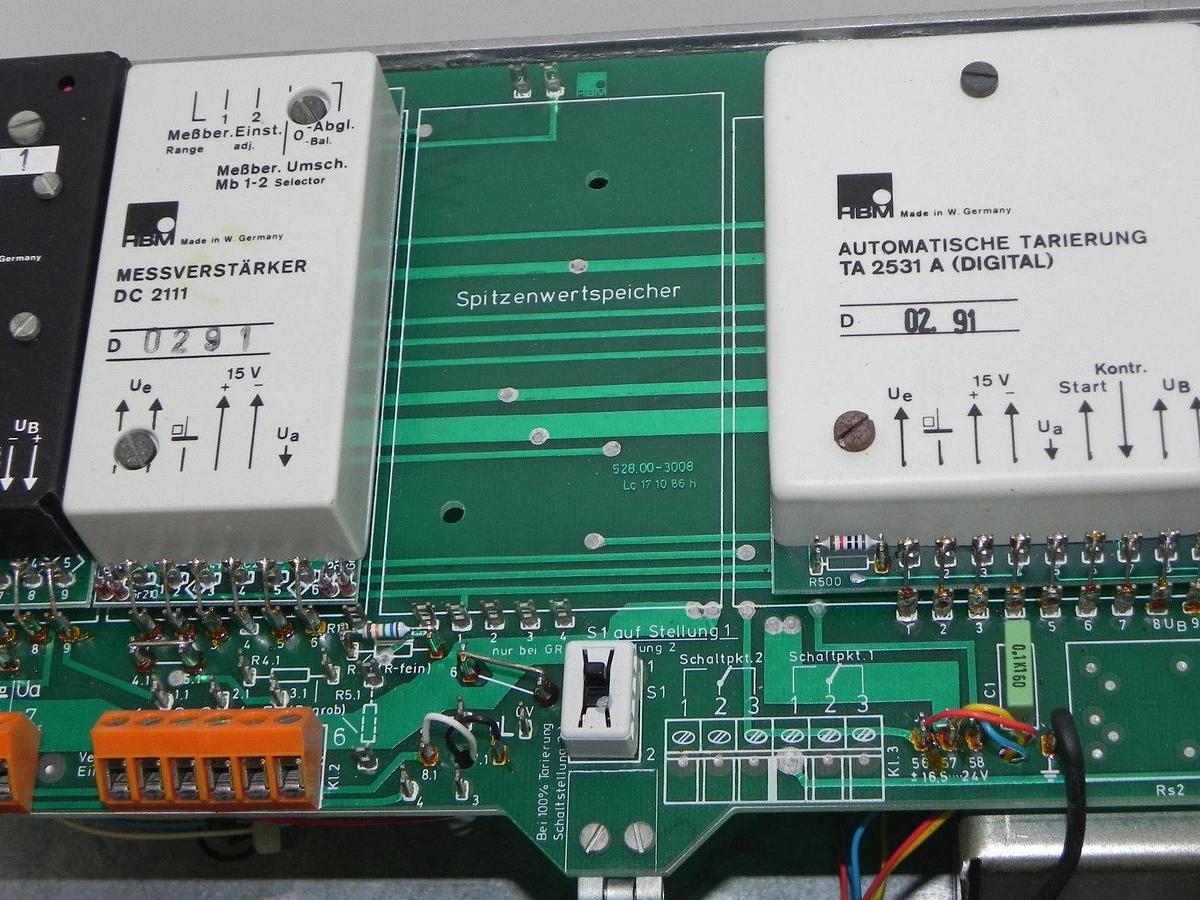 Used HBM MESSVERSTARKER IG 2611 TA CONTROLLER IG2611TA 220V/50-60HZ