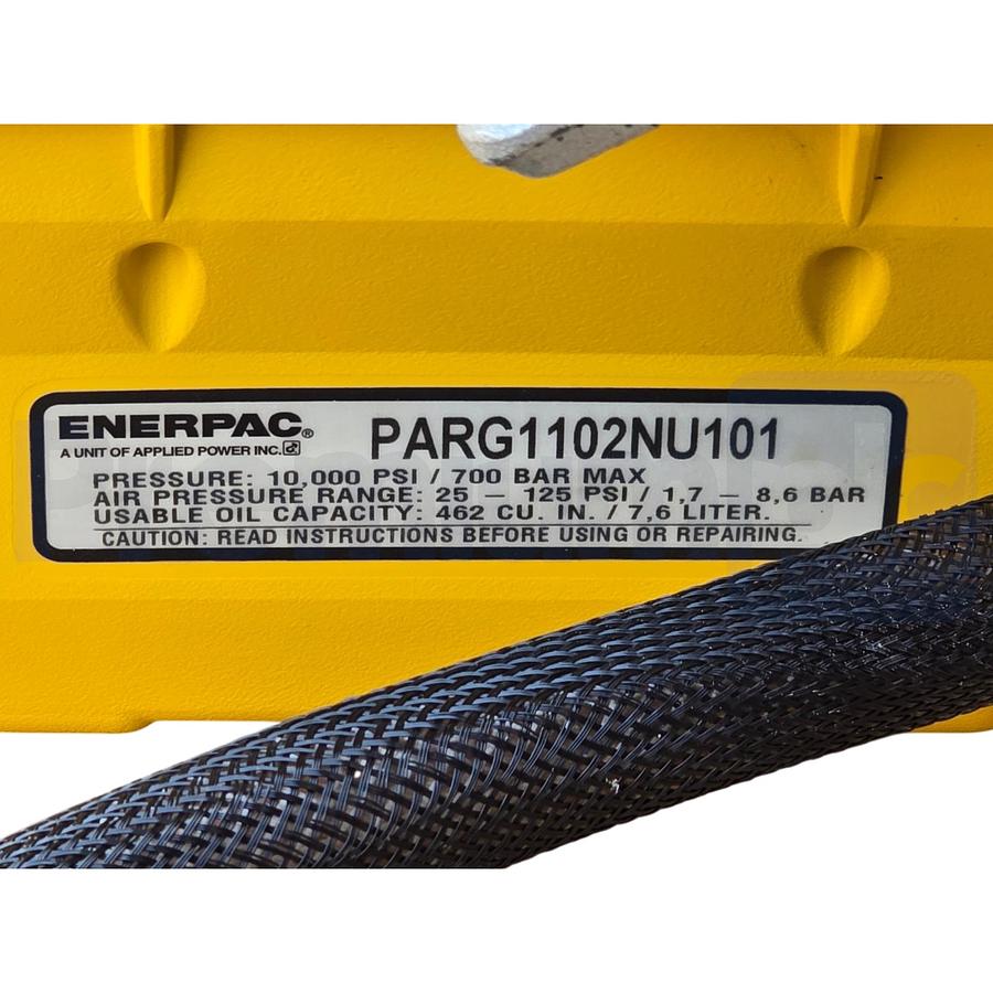 Used Enerpac PARG1102NU101 Turbo II Torqlite Air Hydraulic Pump PARG1102N w/Pendant