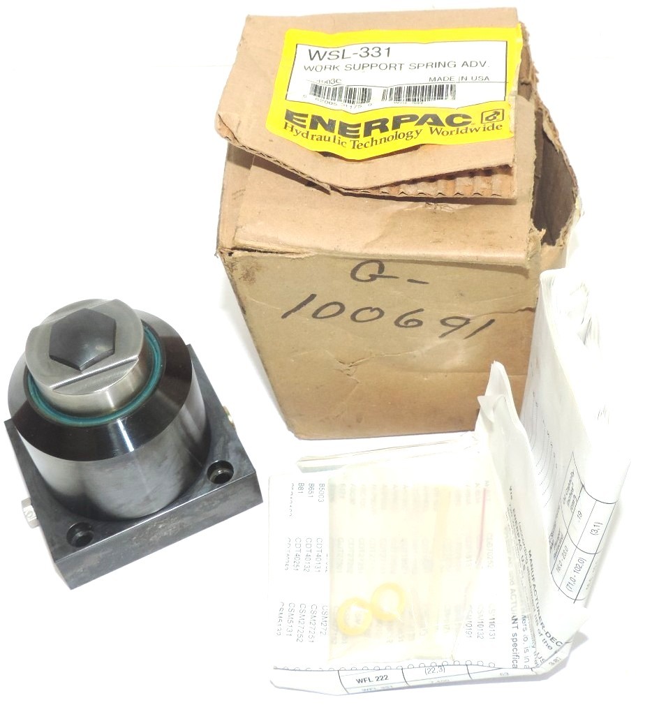 Used NEW ENERPAC WSL-331 WORK SUPPORT SPRING ADV. WSL331