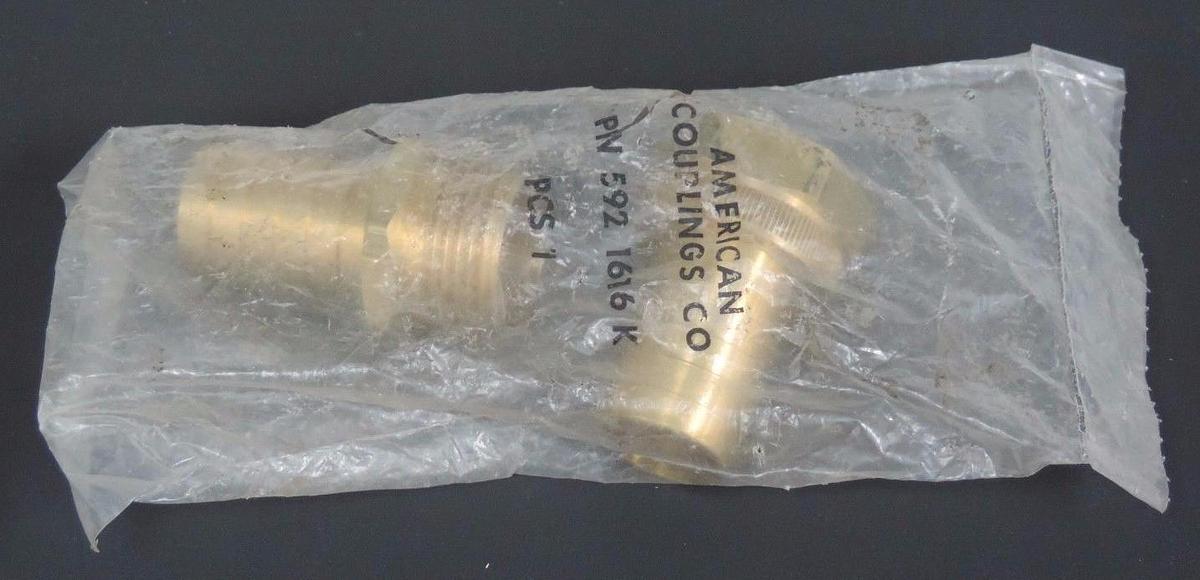 NEW AMERICAN COUPLING 592 1616 K COUPLING 5921616K