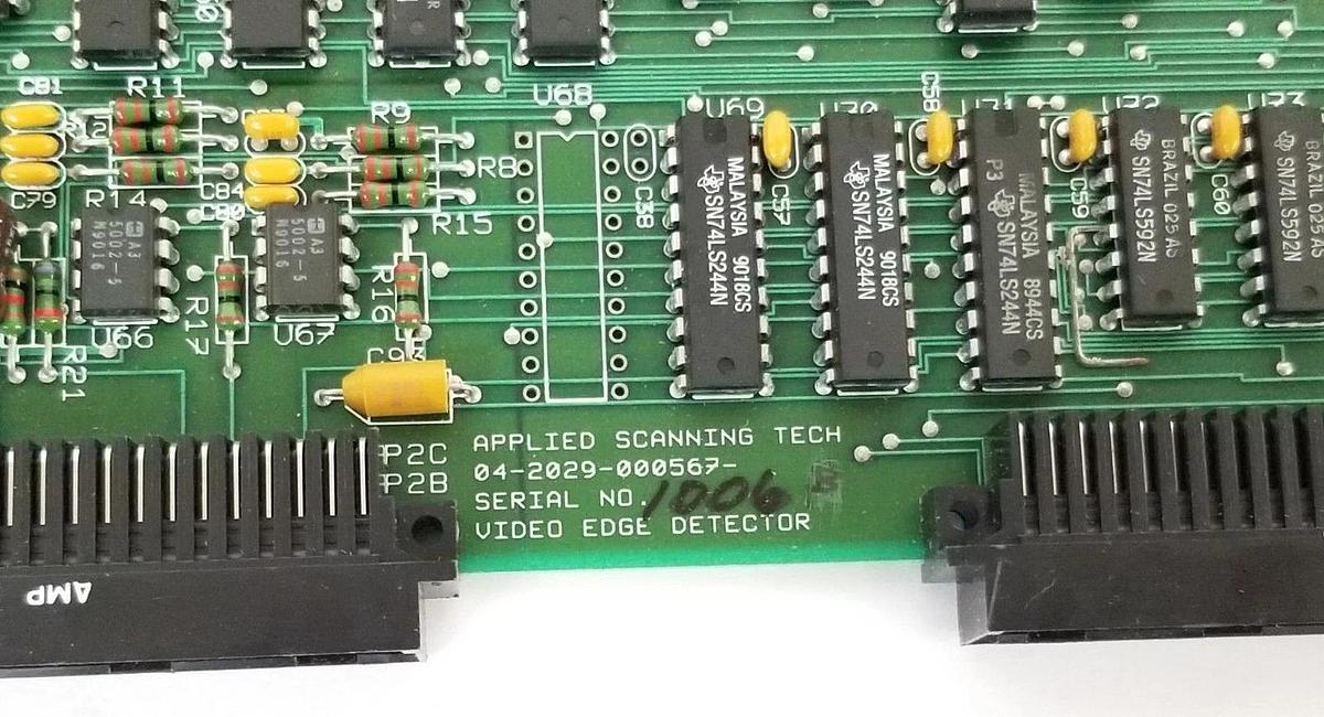Used APPLIED SCANNING TECHNOLOGY 04-2029-000567-B VIDEO EDGE DETECTOR 042029000567B