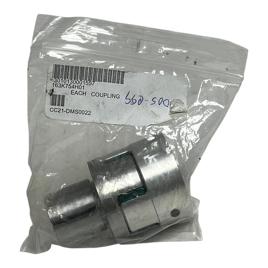 R+W Germany CC21-DMS0022 Backlash-Free Elastomer Jaw Coupling 163K754H01