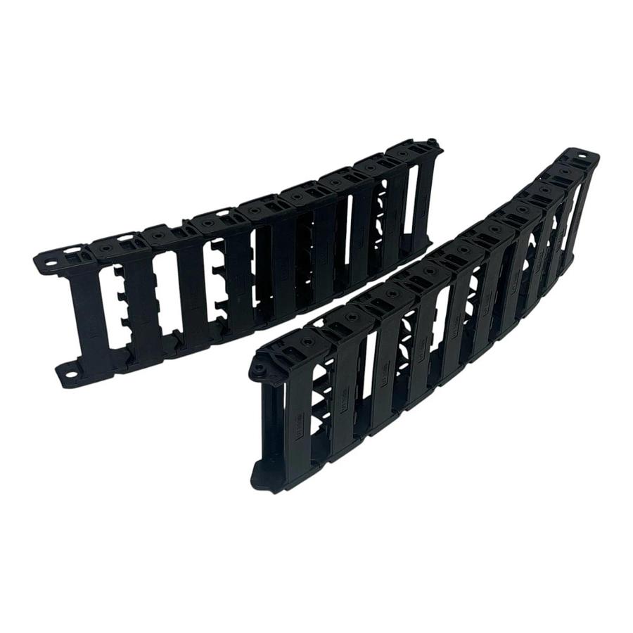 Used Murrplastik DE 3005 Cable Drag Chain Track 19 Sections MP 32.1 Crossbars