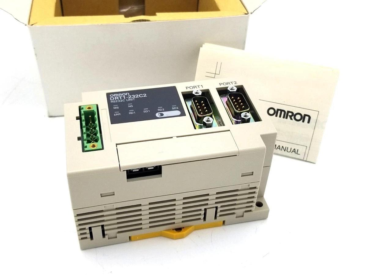 Used NIB OMRON DRT1-232C2 RS23SC UNIT 2 PORTS 24V, DRT1232C2