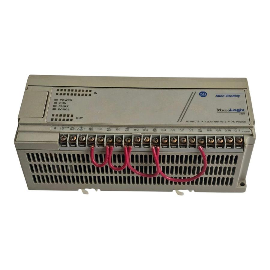 Used Allen Bradley 1761-L32AWA /D MicroLogix 1000 32-PT I/O Controller FRN 1.0 USPI