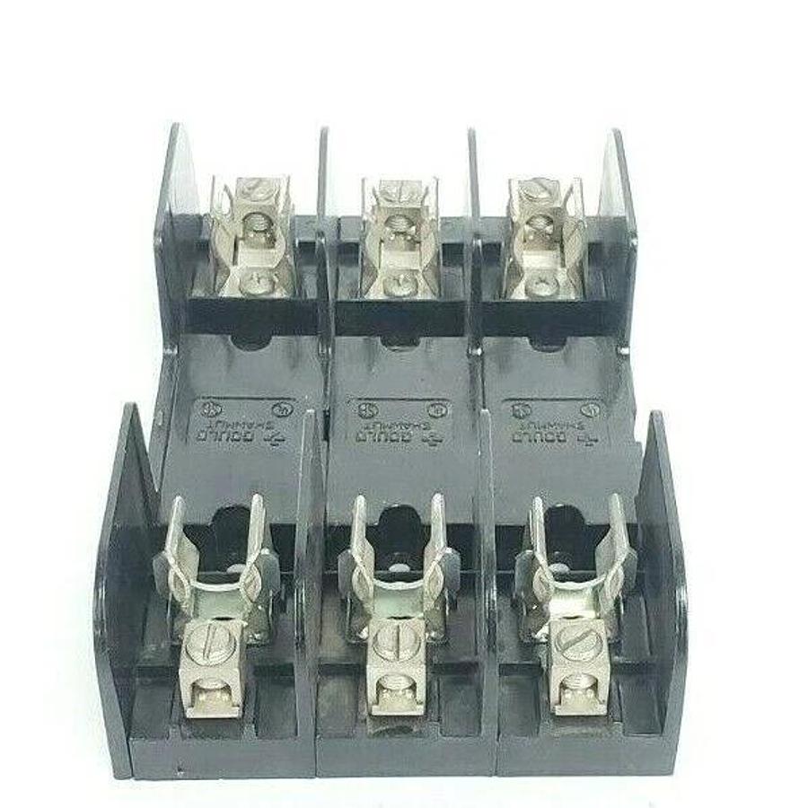 Used GOULD SHAWMUT 60308R 600V 30A FUSE BLOCK