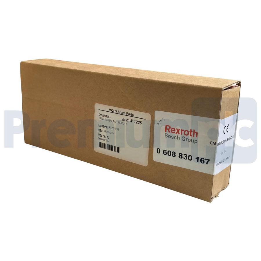 Used Bosch Rexroth 0608830167 SMser Interface Module 25-Pin Male D-Sub Connector NSMP