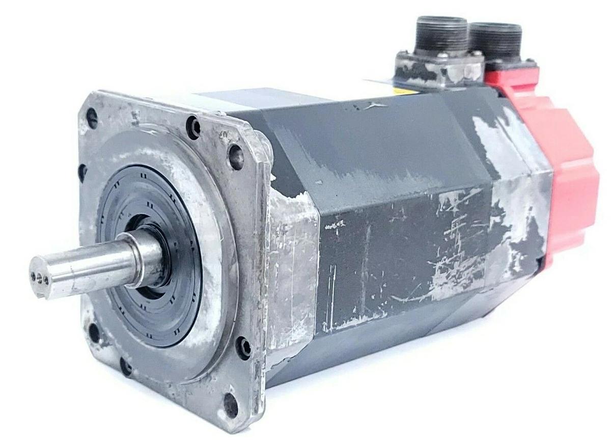Used FANUC A06B-012B-B575#0008 AC SERVO MOTOR 3 PHASE 3000 RPM 7.5 AMP 114 VAC