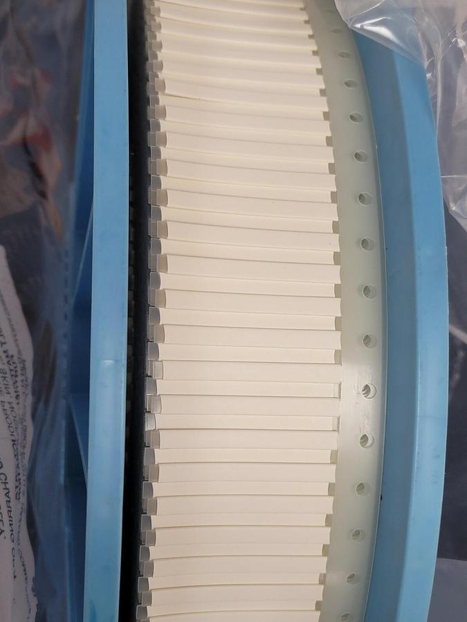 Used NEW ROLL OF 5000 RAYCHEM NTMS-1/8-1.75-9 SHRINKABLE MARKERS NTMS181759 WHITE