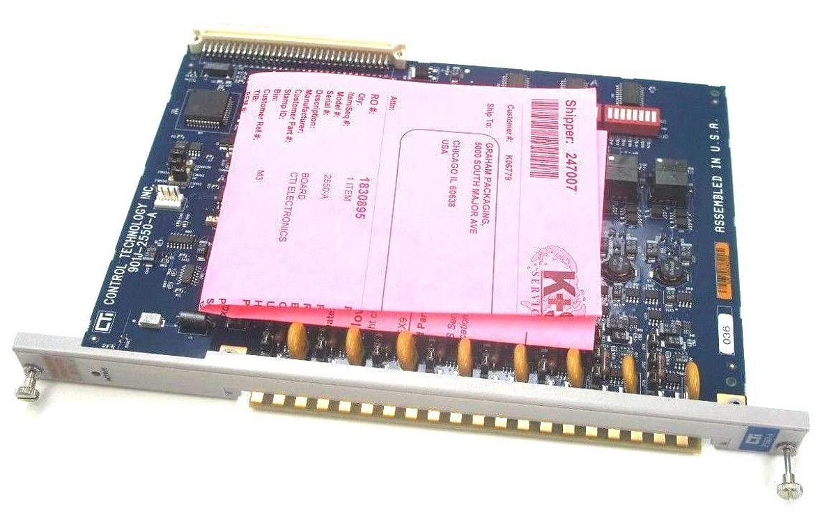 Refurbished REPAIRED CONTROL TECHNOLOGY 901J-2550-A ISOLATED ANALOG INPUT MODULE 901J2550A