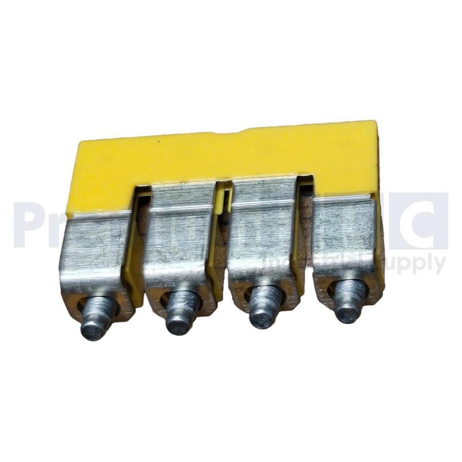LOT OF 10 WEIDMULLER WQV 6/4 1054860000 JUMPER SPACINGS