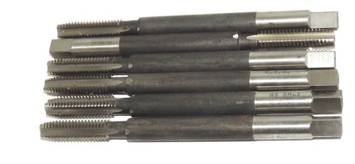 Used LOT OF 6 NEW HANSON WHITNEY H.W. CO. 52123 TAPS 7/16-14 HS GH-3