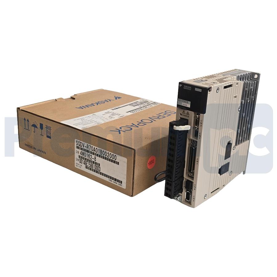 Used YASKAWA ELECTRIC SGDV-R70A01B002000 SIGMA-5 SERVOPACK SERVO AMPLIFIER 50W NSMP