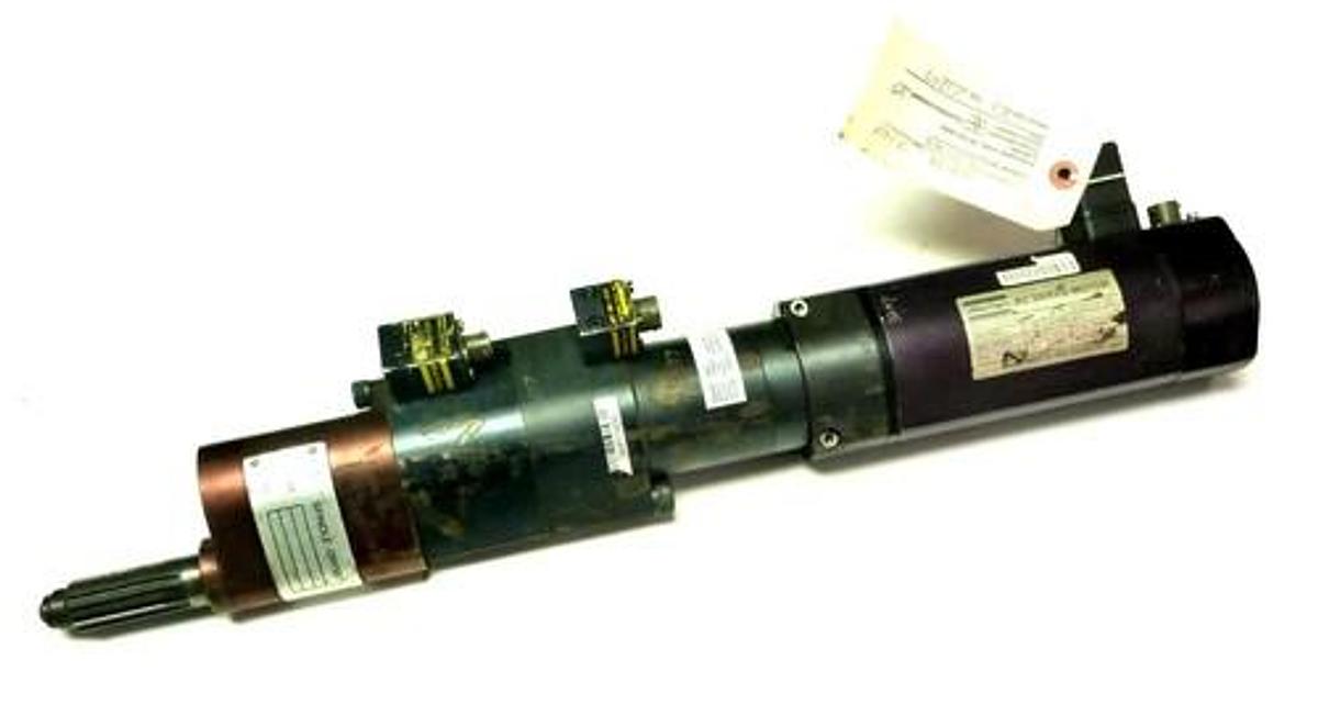 Used ATLAS COPCO 4230-0554-82 NUT RUNNER W/ 4230-1490-80B MOTOR AND ANGLE ENCODERS