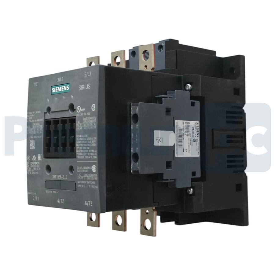 Siemens 3RT1056-6AF36 SIRIUS Contactor 3-Pole 90kW 185A 110-127V AC/DC Size S6