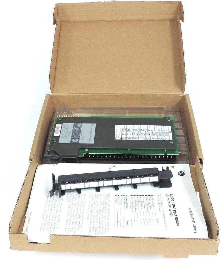 Used ALLEN BRADLEY 1771-IAD INPUT MODULE 1771IAD SER. B W/ 1771-WH WIRING ARM