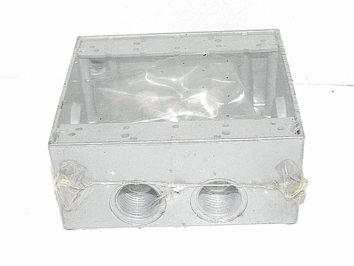 Used NEW BELL OUTDOOR 5337-0 HUBBELL ELECTRIC BOX 4-1/4'' BY 4-1/2''