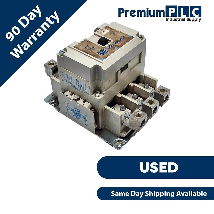 Used USED CUTLER HAMMER CE15SN3 11E SER. A1 FREEDOM 3-P IEC CONTACTOR 300A 120V COIL