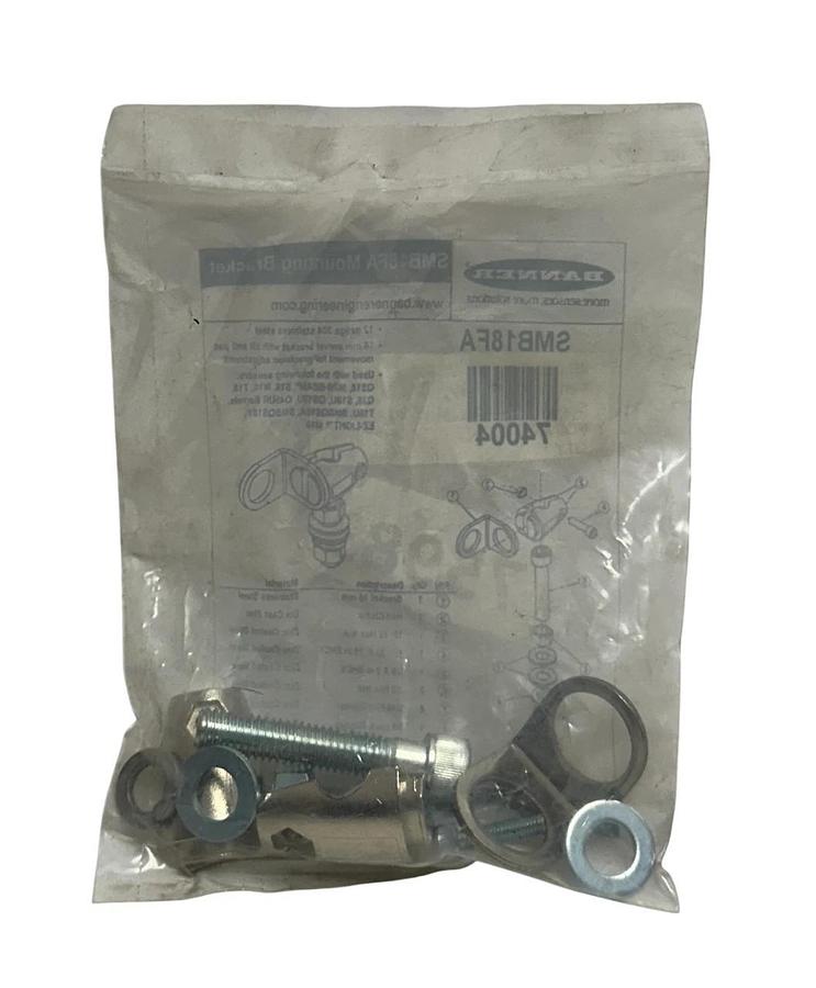 Used 3 BANNER SMB18FA / 74004 MOUNTING BRACKETS FOR BARRELL SENSORS SS 18mm NSFS