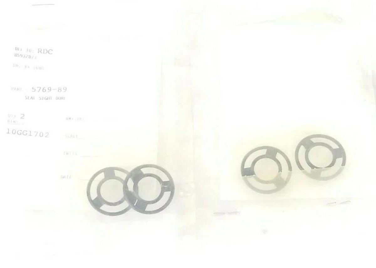 Used LOT OF 4 NEW NORGREN 5769-89 SEAL-SIGHT DOMES 576989