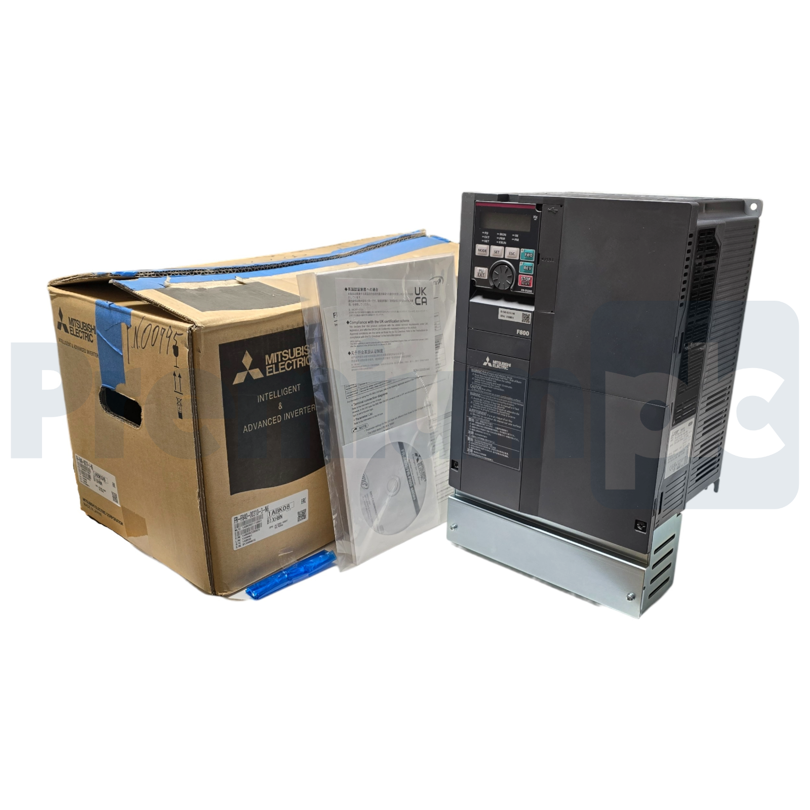 Used Mitsubishi FR-F840-00310-3-N6 FREQROL FR-F800 Inverter VFD 29A/15kW/20HP 3P NSMP