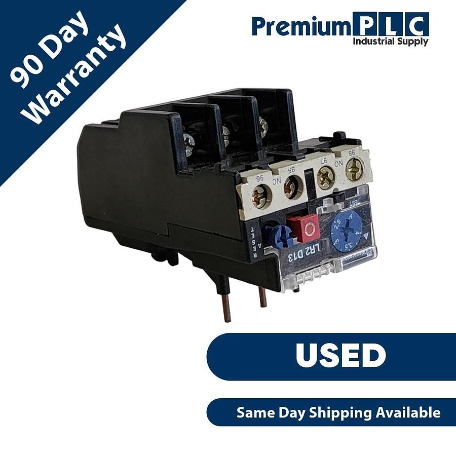 Used TELEMECANIQUE LR2-D1308 THERMAL OVERLOAD RELAY 2.5-4 LR2D1308