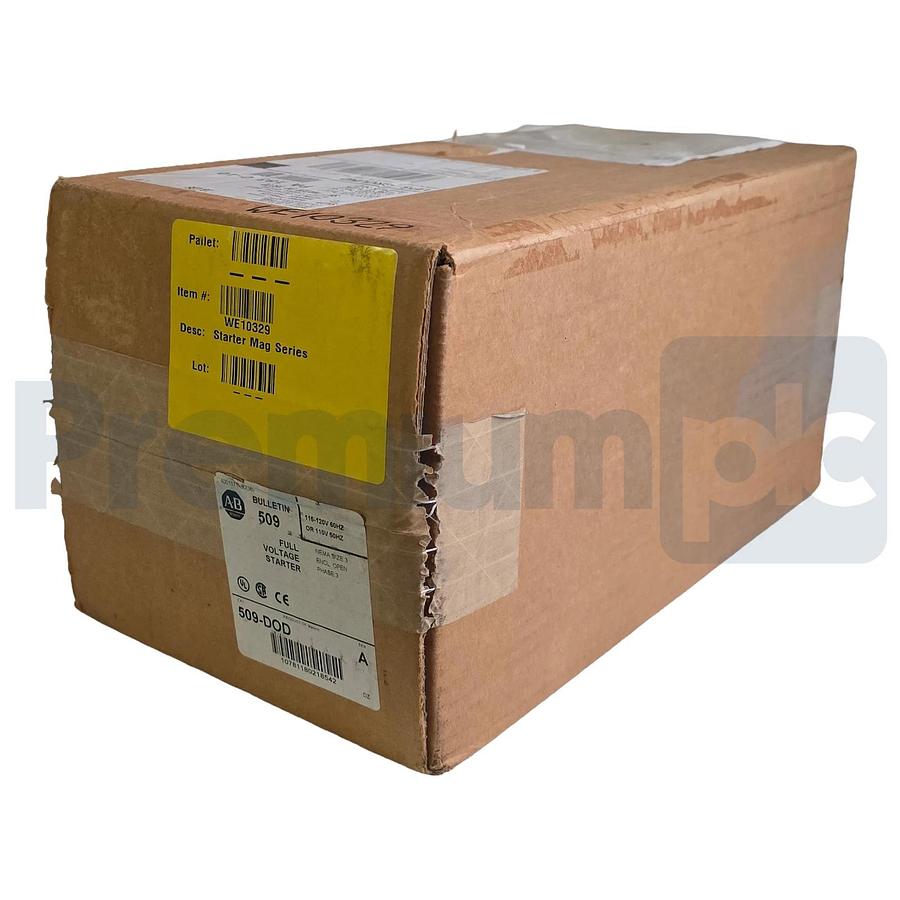 Allen Bradley 509-DOD /A NEMA Size 3 Non-Reversing Starter 90A 115/120V Coil NEW