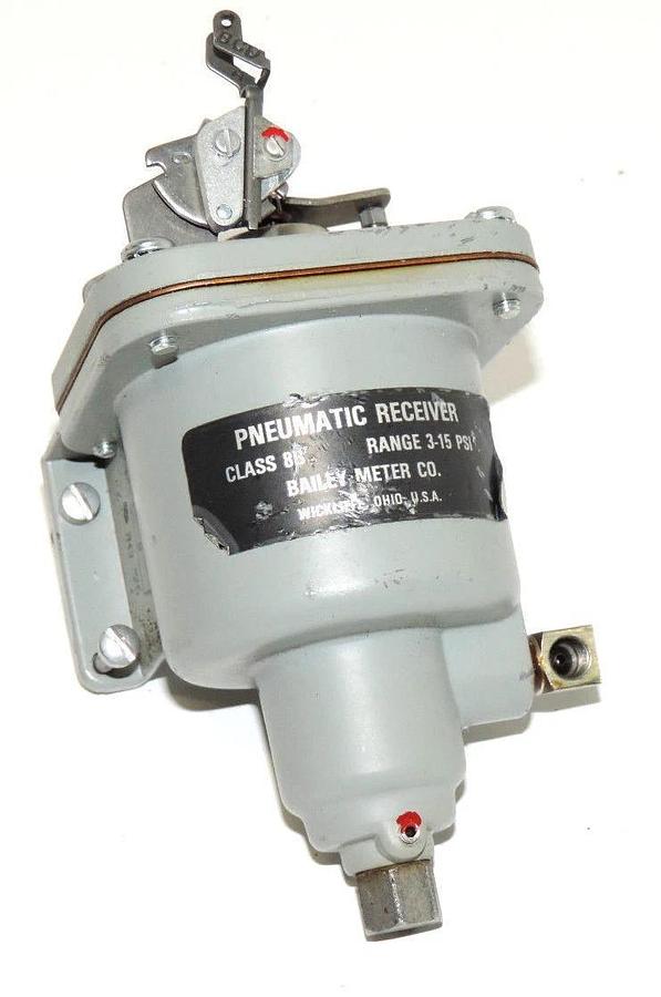 Used BAILEY METERS PNEUMATIC RECEIVER CLASS 8B 3-15PSI