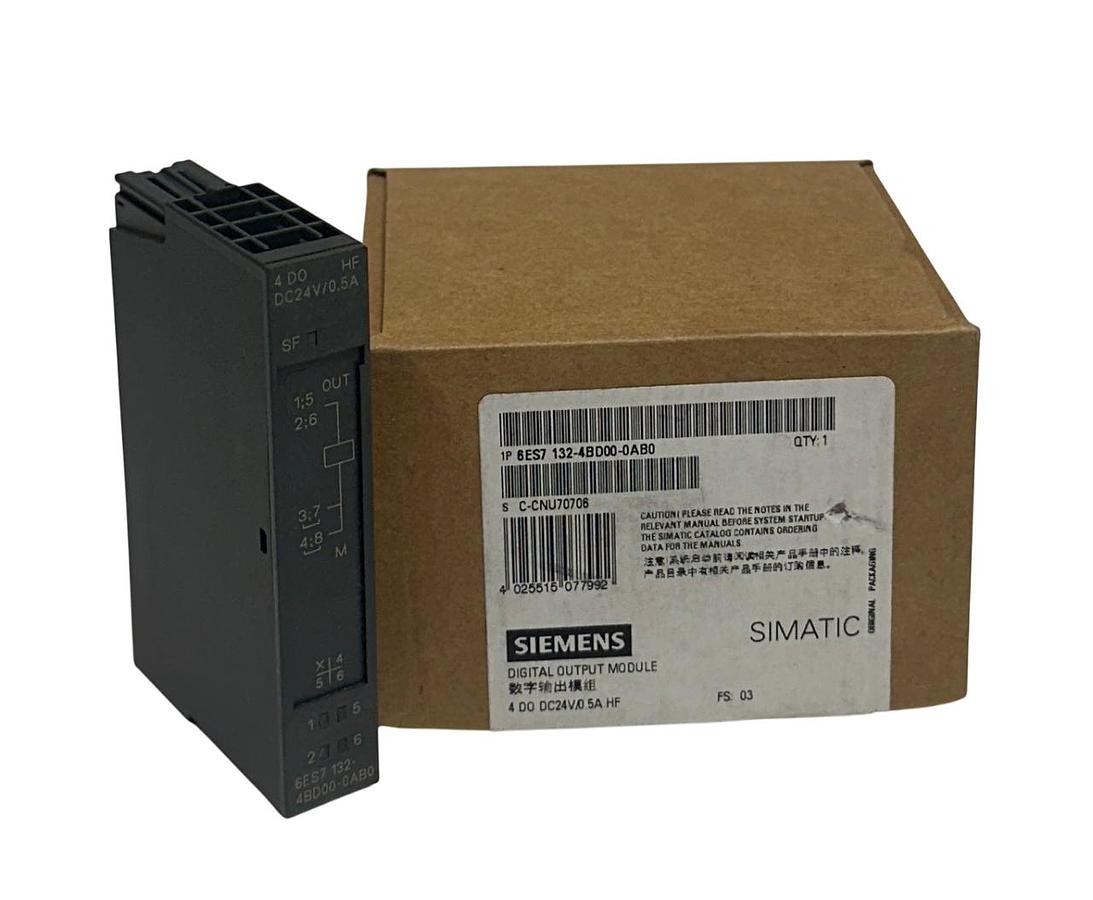 Used 5 SIEMENS 6ES7 132-4BD00-0AB0 / 6ES71324BD000AB0 SIMATIC OUTPUT MODULES 24V NSMP