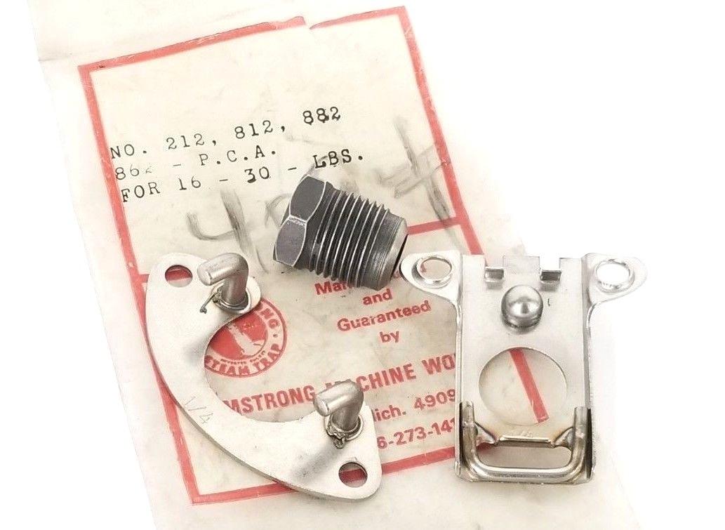 Used NEW ARMSTRONG NO. 212, 812, 882, 862 - P.C.A. BRACKET KIT, 16-30LBS (INCOMPLETE)