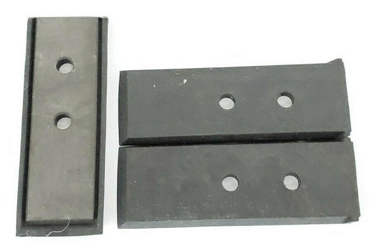 Used LOT OF 3 NEW OKUMA H1023-0025-19 WIPERS LU45 LOWER CLOSS-SLIDE (BACK PLATE LEFT)